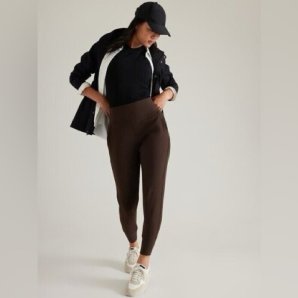 Venice High Rise Jogger, Toasted Brown, Flawless